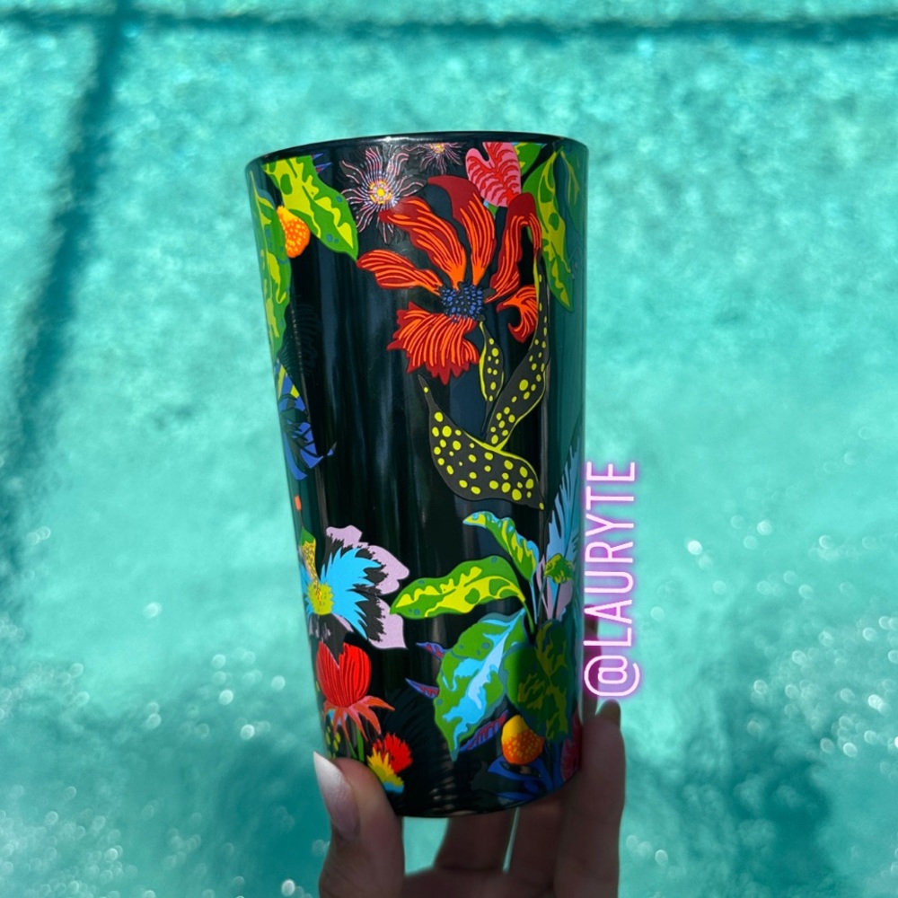 Starbucks 2023 Summer Tropical Immersive Florals Luster Ceramic Travel Mug - Picture 5 of 7
